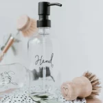Eulenschnitt Seifenspender aus Glas für Handseife